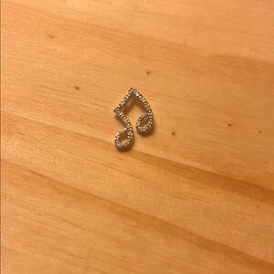 Silver Music Note Pendant